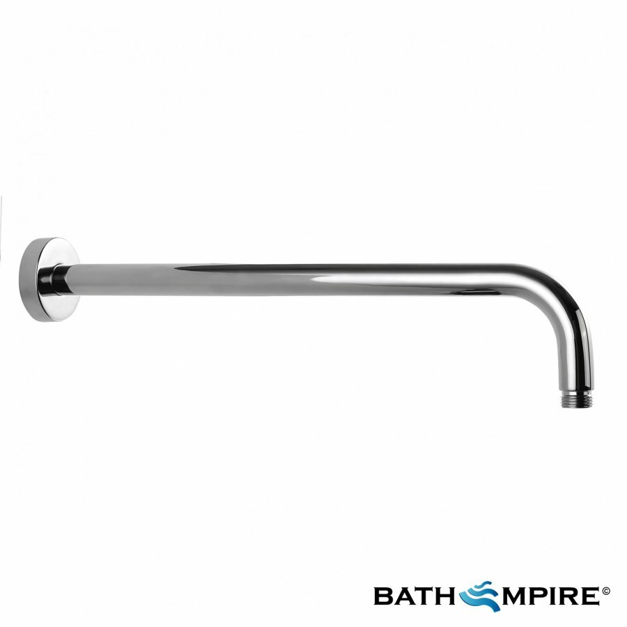Curved Wall Mounted Shower Arm, 400mm