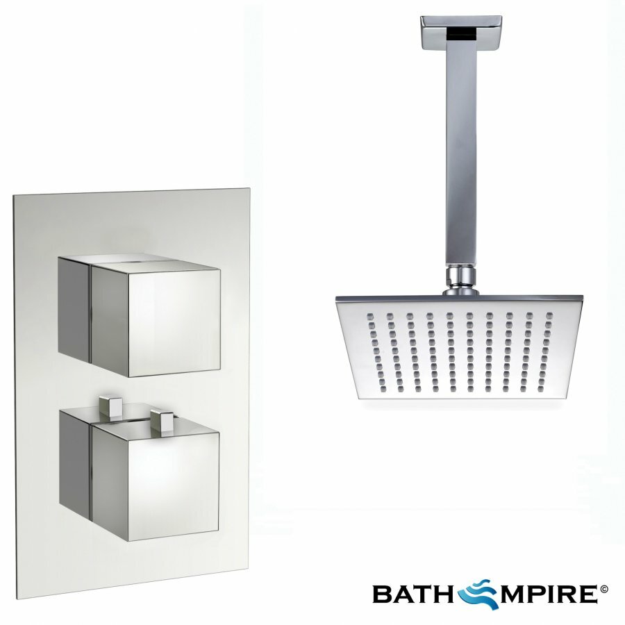 Tugela Thermostatic Shower with 8" Square Head