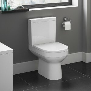 Cesar Close Coupled Toilets and Cistern inc Soft Close Seat
