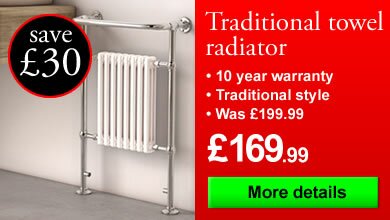 Traditional towel radiator