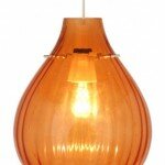 Orange pendant light, £25, Bhs, www.bhs.co.uk