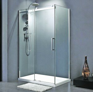 Sliding Shower Enclosure with EasyClean Glass, from BathEmpire Sliding Shower Enclosure with EasyClean Glass, from BathEmpire