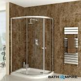 Coral Offset Quadrant Enclosure, 1200x900mm 