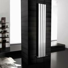 Vertical Radiator Tambora Chrome Flat Panel - 1800x300mm 