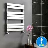 Francis Thermostatic Flat Panel Electric Towel Radiator, 800x600mm 