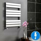 Francis Flat Panel Electric Towel Radiator, 800x600mm 
