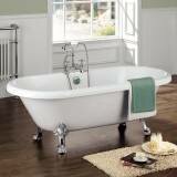 Victoria Traditional Roll Top Bath with Dragon Feet - Small 