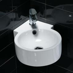 Carat Wall Mounted Cloakroom Corner Basin 