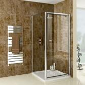Coral Pivot Shower Enclosure for Corner, 760x760mm 