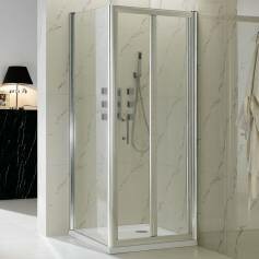 Coral Bi-Fold Shower Enclosure for Corner - 700x800mm 