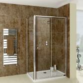 Coral Sliding Door Enclosure for Corner, 1000x800mm  