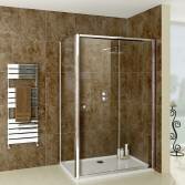 Coral Sliding Door Enclosure for Corner, 1400x900mm  