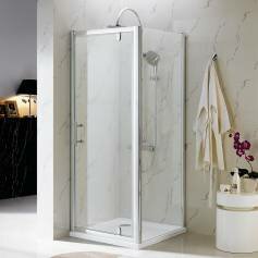 Coral Pivot Shower Enclosure for Corner - 760x760mm 
