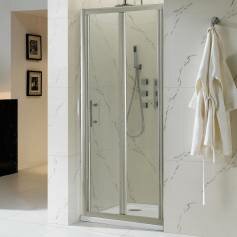 Coral Bi Fold Shower Door Enclosure for Alcove - 760mm 