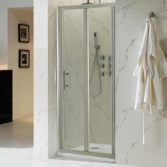 Coral Bi Fold Shower Door Enclosure for Alcove - 760mm 
