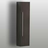 Lassen Wenge Bathroom Furniture - 1400mm Tall Wall Mounted Storage Unit 