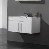 Newlands Wall Hanging Built-In Basin Cabinet, 900mm 