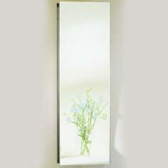 Sterling 380mm Stainless Steel Corner Mirror Cabinet 