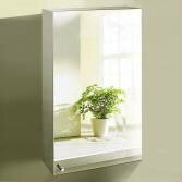 670 x 400 x 120mm Stainless Steel Bathroom Cabinet with Mirror 