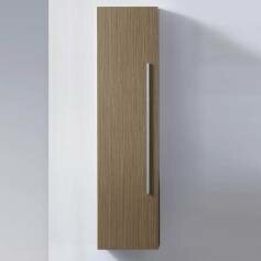 Redmond Oak 350mm Wall Mounted Storage Unit - Tall  