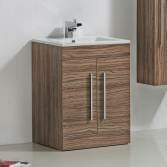 Delamere Floor Standing Built-In Basin Cabinet, 600 mm 