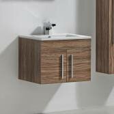 Delamere Wall Mounted Built-In Basin Cabinet, 600 mm 