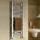 Nancy Chrome Curved Towel Rail Radiator, 1150x450mm Nancy Chrome Curved Towel Rail Radiator, 1150x450mm