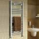 Nancy Chrome Curved Towel Rail Radiator, 1150x600mm  