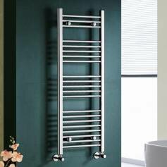 Chrome Radiator Natasha Straight Towel Rail - 1150x450mm 