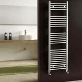 Natasha Chrome Flat Towel Rail Radiator, 1450x450mm 