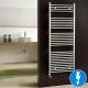 Natasha Chrome Flat Electric Towel Rail Radiator, 1450x600mm 