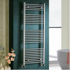 Towel Radiator Natasha Chrome Straight Rail - 1450x600mm 