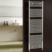Natasha Chrome Flat Towel Rail Radiator, 1800x600mm 