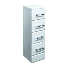 Abbott 300mm Gloss White Drawer Unit - 300mm Depth 