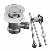 Slotted Rod Operated Pop-Up Waste, for Basin 