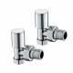 Premium Angled Towel Radiator Valves, 15x15mm Premium Angled Towel Radiator Valves, 15x15mm