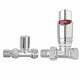 Thermostatic Straight Chrome Radiator Valve Thermostatic Straight Chrome Radiator Valve