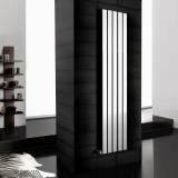 Vertical Radiator Tambora Chrome Flat Panel - 1800x376mm 