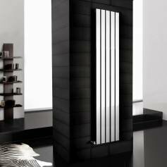 Vertical Radiator Tambora Chrome Flat Panel - 1800x376mm 