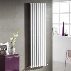 Callaghan Tall Radiator - White Single Panel Vertical Radiator with 8 columns - 1600x480mm 