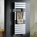 Chrome Radiators - Francis Flat Panel Towel Radiator - 1200x450mm 