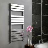 Francis Flat Panel Towel Radiator, 1200 x 600mm 