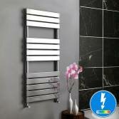 Francis Thermostatic Flat Panel Electric Towel Radiator, 1200x600mm 