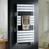 Chrome Radiators - Francis Flat Panel Towel Radiator - 1200x600mm 