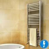 Virginia Square Tube Electric Towel Radiator,  1200x600mm 