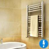 Virginia Square Tube Electric Towel Radiator,  800x600mm 