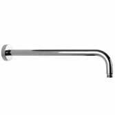 Curved wall mounted shower arm 