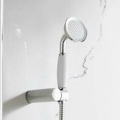 Chrome Shower Head - Traditional Hand Held 