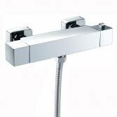 Square Thermostatic Bar Mixer Valve  - Shower 
