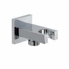 Square Wall Connector and Hand Held Shower Head Bracket 
